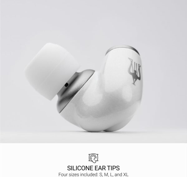 MEZE AUDIO ALBA | Wired Earbuds in-Ear Monitor Headphones for Audiophiles | USB-C Adapter Included | Smartphone Compatible | Noise Isolating | Ergonomic Metal Chassis