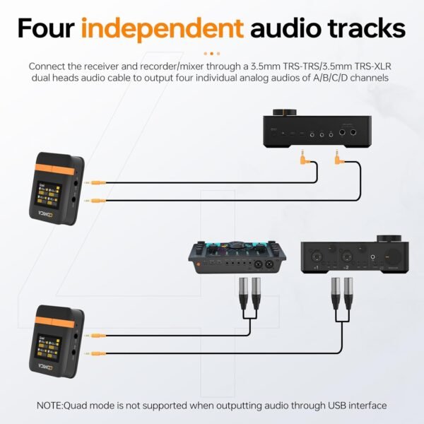 612HZIvf8L._AC_SL1500_ Review of COMICA Vimo Q Wireless Lavalier Microphone System for Professional Audio Recording