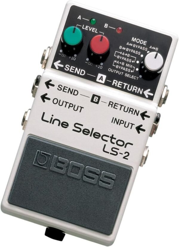Boss LS-2 Line Selector Pedal review for versatile electric guitar effects setup