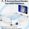61WdtKBXIYL._AC_SL1500_ ULTIMEA Poseidon D80 7.1 Surround Sound System Review with Dolby Atmos Features