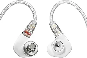 MEZE AUDIO ALBA | Wired Earbuds in-Ear Monitor Headphones for Audiophiles | USB-C Adapter Included | Smartphone Compatible | Noise Isolating | Ergonomic Metal Chassis