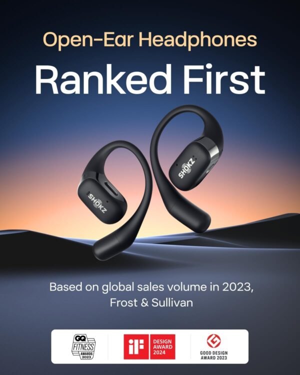 61cL8D1BAzL._AC_SL1500_ SHOKZ OpenFit Open-Ear Wireless Headphones Review Comfortable Design with 28-Hour Battery Life