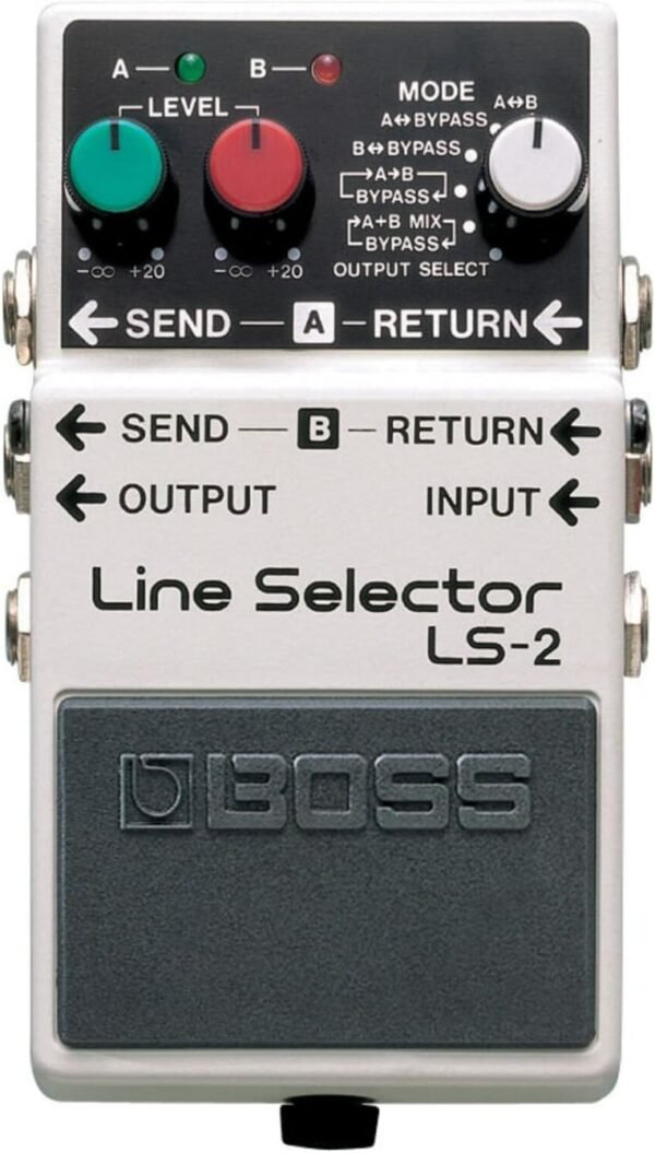 Boss LS-2 Line Selector Pedal review for versatile electric guitar effects setup
