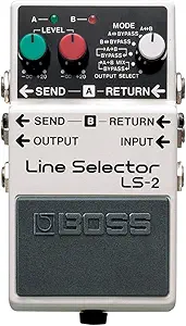 Boss LS-2 Line Selector Pedal review for versatile electric guitar effects setup