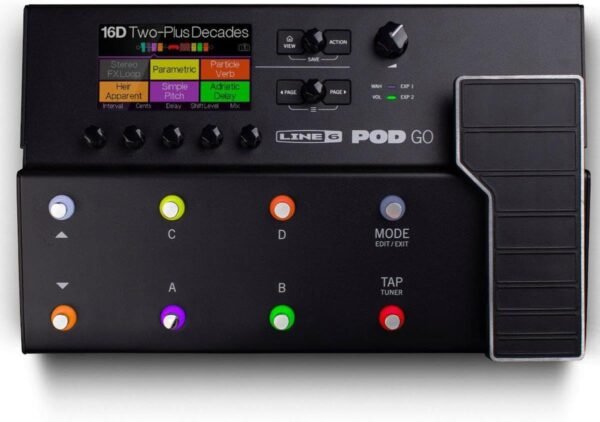 Line 6 POD Go Guitar Multi-Effects Pedal Review Compact Design and Powerful Features