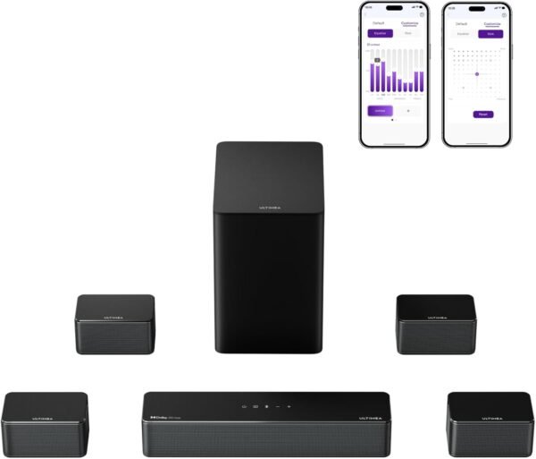 61u2zT4QAdL._AC_SL1500_ ULTIMEA Poseidon D80 7.1 Surround Sound System Review with Dolby Atmos Features