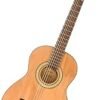 7178Km7xWaL.__AC_SX300_SY300_QL70_ML2_ Fender FA-25N 3/4 Size Nylon String Acoustic Guitar, Beginner Guitar, with 2-Year Warranty, Perfect Beginner Guitar for Kids that is Easy on Fingers, Includes 3 Months of Free Lessons, Natural