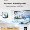 71BNugMe6RL._AC_SL1500_ ULTIMEA Poseidon D80 7.1 Surround Sound System Review with Dolby Atmos Features