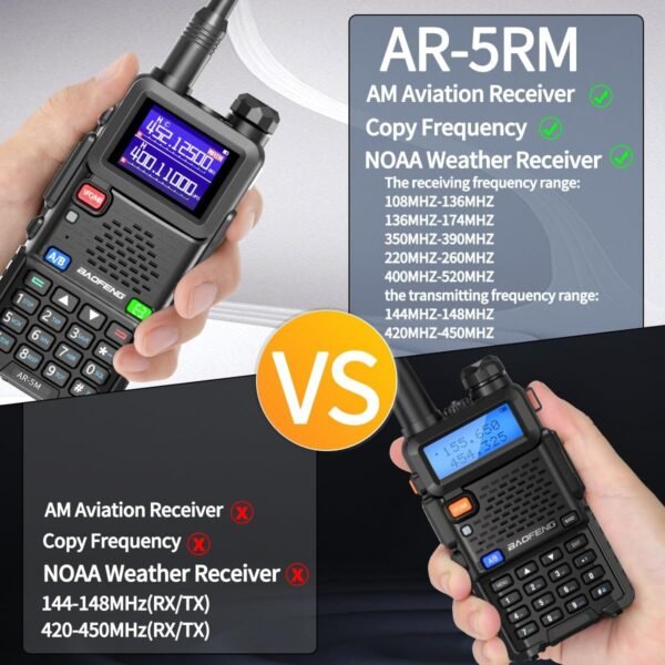71V8ic98trL._AC_SL1200_ Baofeng 5RM Ham Radio Review Long Range Handheld NOAA Emergency Walkie Talkies