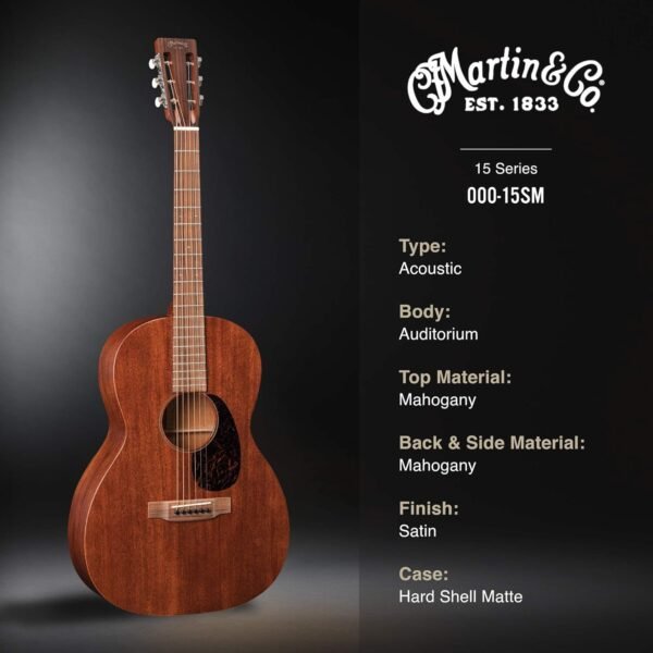Martin 000-15SM Acoustic Guitar Review Mahogany Warmth and Perfect for Singer-Songwriters