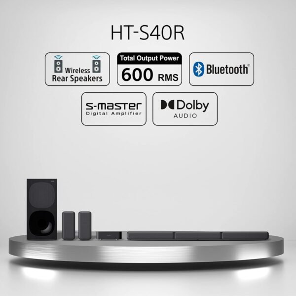 Sony HT-S40R 5.1ch Home Theater Soundbar System review immersive sound experience