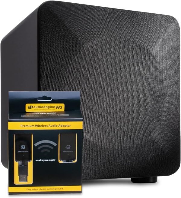 Audioengine S6 Wireless Subwoofer review 210W compact sound for desktop setups