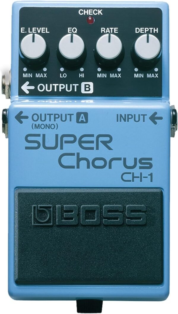 Boss CH-1 Stereo Super Chorus Pedal review delivering crystal-clear highs and rich sound