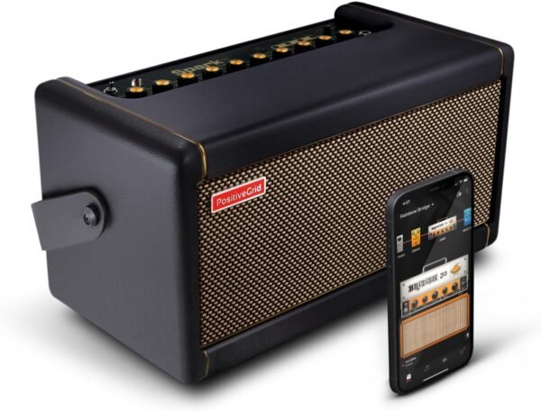 Positive Grid Spark 40 Combo Guitar Amplifier review perfect for electric and acoustic players
