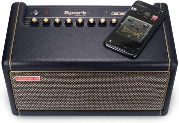 Positive Grid Spark 40 Combo Guitar Amplifier review perfect for electric and acoustic players