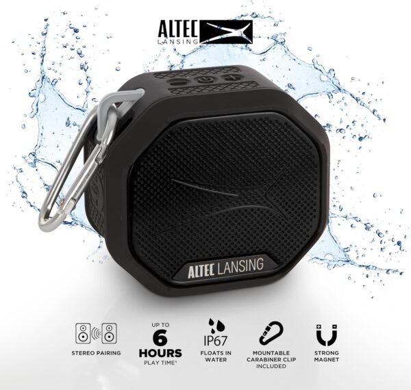 81BBogIHGBL._AC_SL1500_ Altec Lansing HydraTrek Bluetooth Speaker review waterproof design and outdoor adventure performance