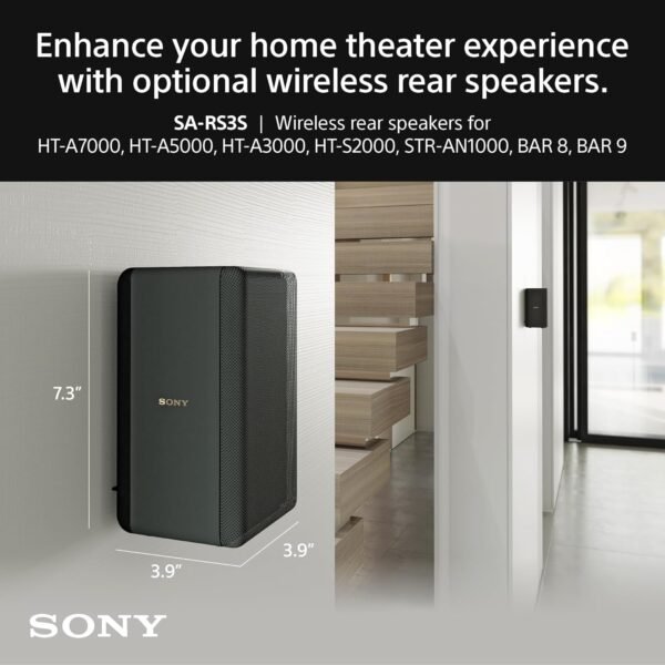 Sony SA-RS3S Wireless Rear Speakers Review Perfect for Surround Sound Systems