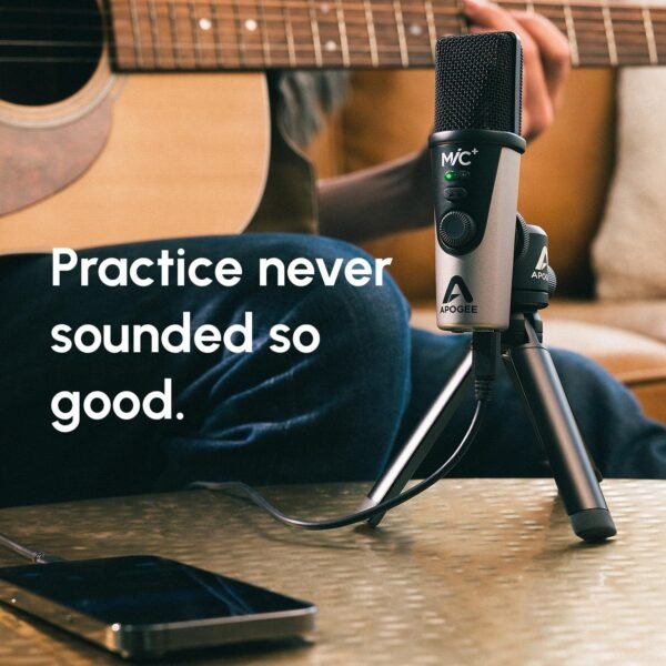 Apogee MiC Plus USB Microphone Review Studio-Quality Sound for Musicians and Podcasters