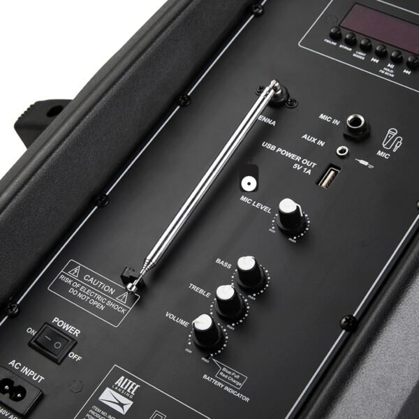 Altec Lansing SoundRover Wireless Trolley Bluetooth Speaker Review with Microphone and LED Party Lights