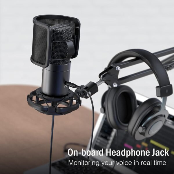 81RkDQiZmuL._AC_SL1500_ FIFINE T683 USB Gaming Streaming Microphone Kit Review Perfect for Podcasts and YouTube