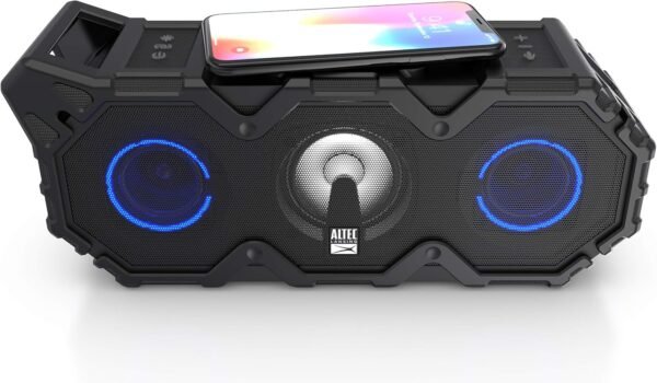81SNORqdDKL._AC_SL1500_ Altec Lansing Super LifeJacket Jolt Waterproof Bluetooth Speaker Review with Qi Wireless Charging