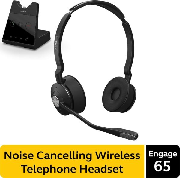 Jabra Engage 65 Stereo Wireless Headset Review Industry-Leading Performance and Advanced Noise-Cancelling Features