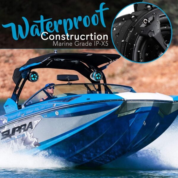 81np6JlM8L._AC_SL1500_ Pyle 2-Way Waterproof Off-Road Speakers Review 800W Bluetooth Marine Grade Wakeboard System