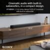 Sony HTX8500 Dolby Atmos Soundbar Review Compact Design with Built-in Subwoofer