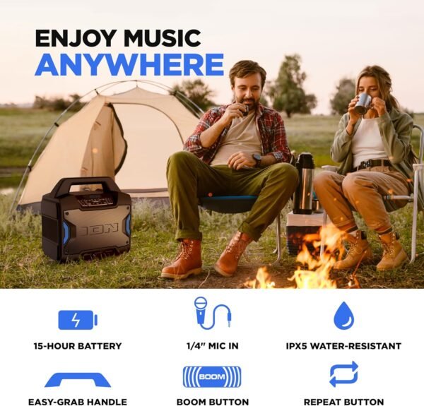 81tS2M-ZrKL._AC_SL1500_ Review of the ION Tailgater Boom Outdoor Bluetooth Speaker with 60W Power