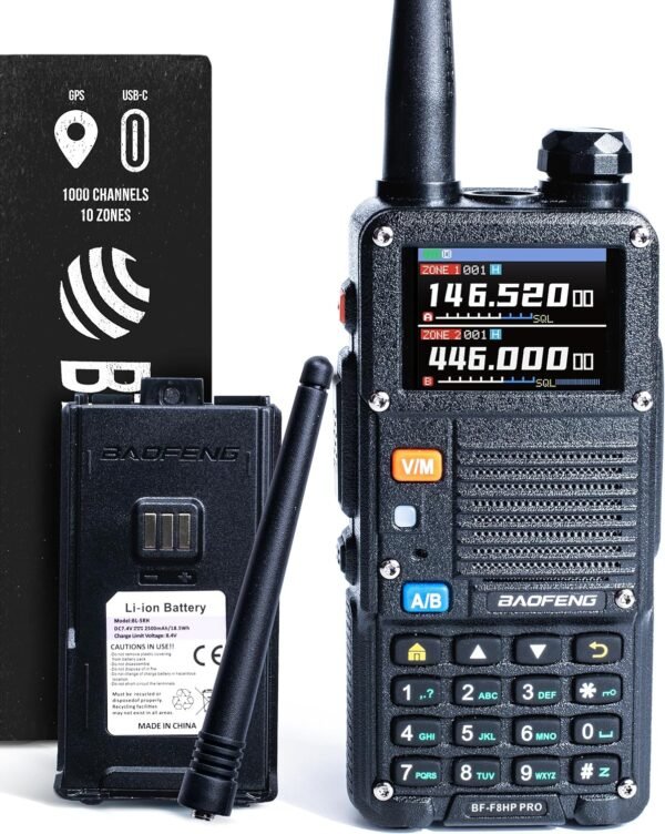 91IXx9A37TL._AC_SL1500_ Review of BAOFENG BF-F8HP PRO Two-Way Radio Features and Performance