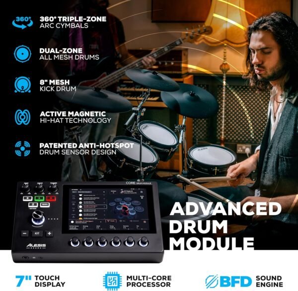 91pP8X3-jzL._AC_SL1500_ Alesis Strata Core Electric Drum Set Review Professional Features for Every Drummer